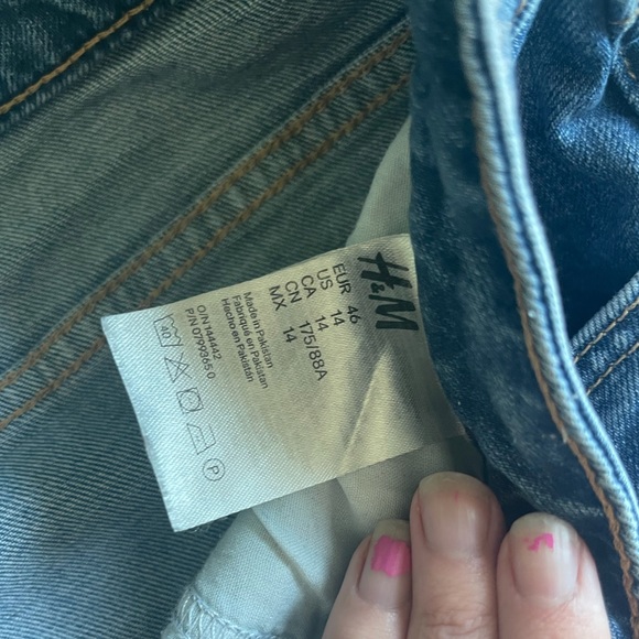 H&M & Denim Vintage Blue Jeans NWOT size 14 - Picture 9 of 11